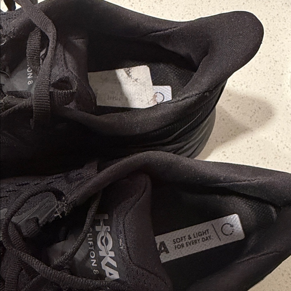 Hoka  Black Athletic Running Shoes - Picture 3 of 5